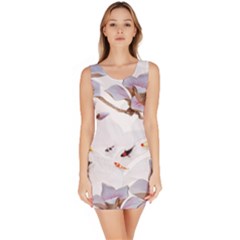 Fishes And Flowers Bodycon Dress