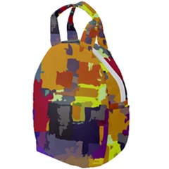 Abstract Vibrant Colour Travel Backpacks