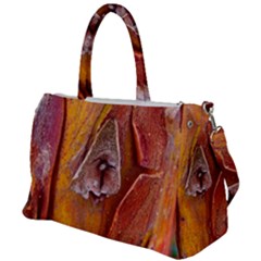 Bark Tree Texture Wood Trunk Duffel Travel Bag by Sapixe