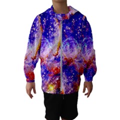 Galaxy Nebula Stars Space Universe Hooded Windbreaker (kids)