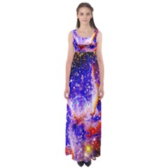 Galaxy Nebula Stars Space Universe Empire Waist Maxi Dress by Sapixe