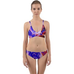 Galaxy Nebula Stars Space Universe Wrap Around Bikini Set by Sapixe