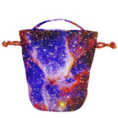 Galaxy Nebula Stars Space Universe Drawstring Bucket Bag by Sapixe