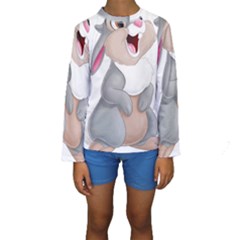 Bear Kids  Long Sleeve Swimwear by NSGLOBALDESIGNS2