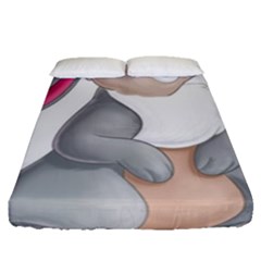 Bear Fitted Sheet (queen Size) by NSGLOBALDESIGNS2