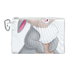 Bear Canvas Cosmetic Bag (large)