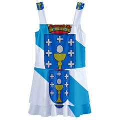 Flag Of Galicia Kids  Layered Skirt Swimsuit by abbeyz71