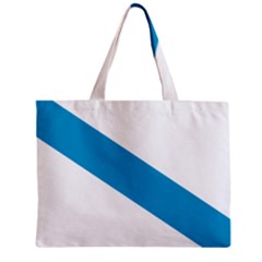 Civil Flag Of Galicia Zipper Mini Tote Bag by abbeyz71