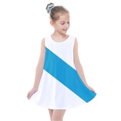 Civil Flag Of Galicia Kids  Summer Dress by abbeyz71