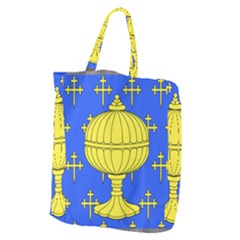 Banner Of Arms Of Kingdom Of Galice After Doetecum Giant Grocery Tote by abbeyz71