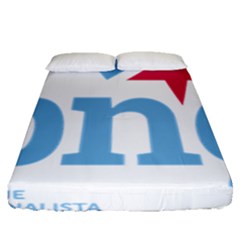 Galician Nationalist Bloc Logo Fitted Sheet (queen Size) by abbeyz71