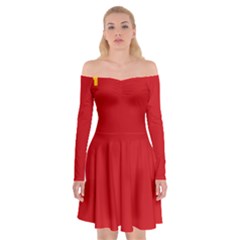 Confederación Intersindical Galega Flag Off Shoulder Skater Dress by abbeyz71