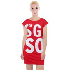 Socialists  Party Of Galicia Logo Cap Sleeve Bodycon Dress by abbeyz71