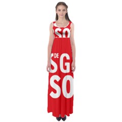 Socialists  Party Of Galicia Logo Empire Waist Maxi Dress by abbeyz71