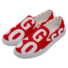 Socialists  Party Of Galicia Logo Men s Canvas Slip Ons by abbeyz71