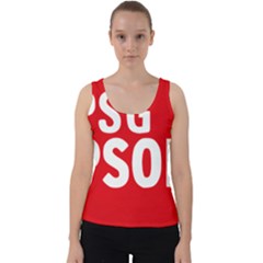 Socialists  Party Of Galicia Logo Velvet Tank Top by abbeyz71