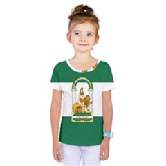 Flag Of Andalusia Kids  One Piece Tee