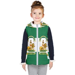 Flag Of Andalusia Kid s Hooded Puffer Vest by abbeyz71