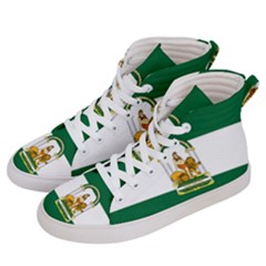 Flag Of Andalusia Women s Hi-top Skate Sneakers by abbeyz71