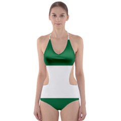 Flag of Andalusia Cut-Out One Piece Swimsuit