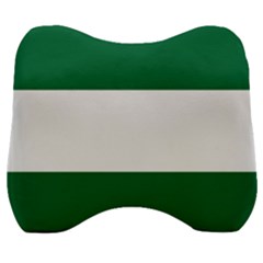 Flag of Andalusia Velour Head Support Cushion