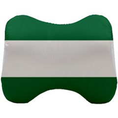 Flag of Andalusia Head Support Cushion