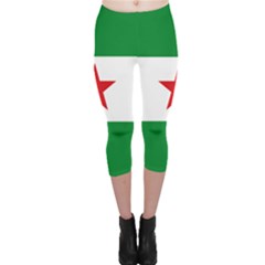 Flag Of Andalusian Nation Party Capri Leggings  by abbeyz71
