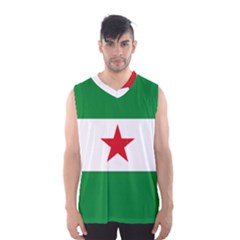 Flag Of Andalusian Nation Party Men s Basketball Tank Top by abbeyz71