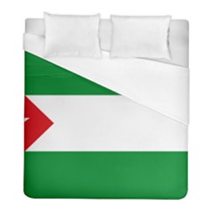 Flag Of Andalucista Youth Wing Of Andalusian Party Duvet Cover (full/ Double Size) by abbeyz71