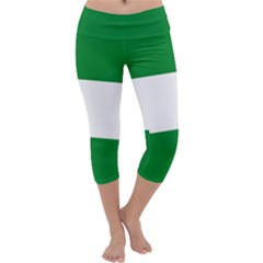 Flag Of Andalucista Youth Wing Of Andalusian Party Capri Yoga Leggings by abbeyz71