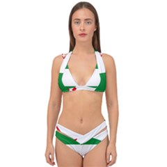 Flag Of Andalucista Youth Wing Of Andalusian Party Double Strap Halter Bikini Set by abbeyz71