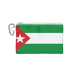 Flag Of Andalucista Youth Wing Of Andalusian Party Canvas Cosmetic Bag (small) by abbeyz71
