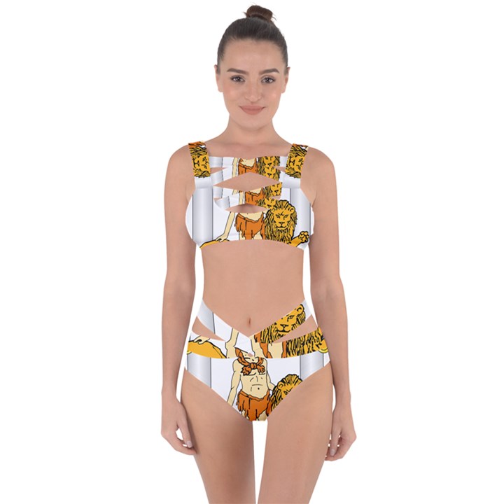 Emblem of Andalusia Bandaged Up Bikini Set 