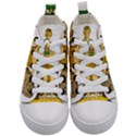 Emblem of Andalusia Kid s Mid-Top Canvas Sneakers View1