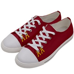 Flag Of Murcia Women s Low Top Canvas Sneakers by abbeyz71