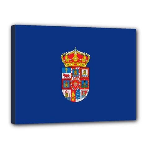 Flag Of Murcia, 1976-1982 Canvas 16  X 12  (stretched) by abbeyz71