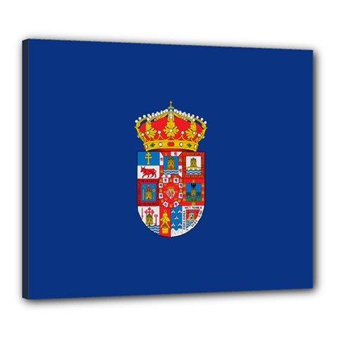 Flag Of Murcia, 1976-1982 Canvas 24  X 20  (stretched) by abbeyz71