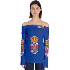 Flag Of Murcia, 1976-1982 Off Shoulder Long Sleeve Top by abbeyz71