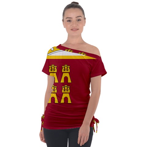 Coat Of Arms Of Murcia Tie-up Tee by abbeyz71