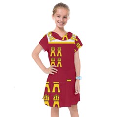 Coat Of Arms Of Murcia Kids  Drop Waist Dress