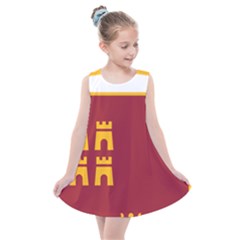 Stylized Coat Of Arms Of Murcia Kids  Summer Dress by abbeyz71