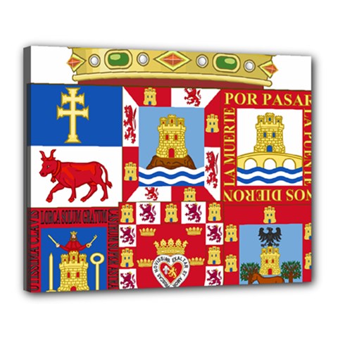 Coat Of Arms Of The Former Province Of Murcia Canvas 20  X 16  (stretched) by abbeyz71
