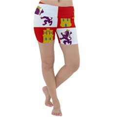 Flag Of Castile & León Lightweight Velour Yoga Shorts by abbeyz71
