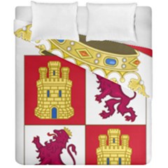 Coat Of Arms Of Castile And León Duvet Cover Double Side (california King Size) by abbeyz71