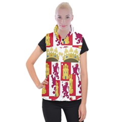 Coat Of Arms Of Castile And León Women s Button Up Vest by abbeyz71