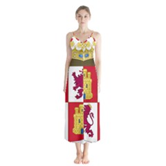 Coat Of Arms Of Castile And León Button Up Chiffon Maxi Dress by abbeyz71