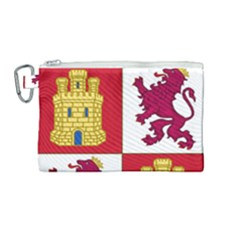 Coat Of Arms Of Castile And León Canvas Cosmetic Bag (medium) by abbeyz71