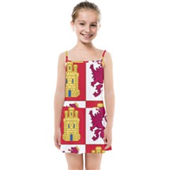 Coat Of Arms Of Castile And León Kids Summer Sun Dress by abbeyz71