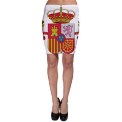Coat of Arms of Spain Bodycon Skirt
