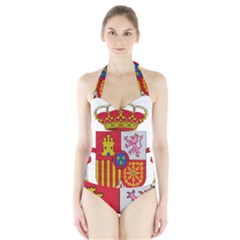 Coat of Arms of Spain Halter Swimsuit